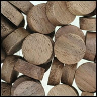 WIDGETCO 1//4 Walnut Wood Plugs Face Grain